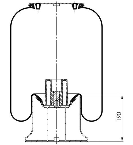 Körük Komple Metal Piston 38185K - 40.88.777.90484