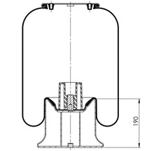 40.88.777.90484 - Körük Komple Metal Piston 38185K