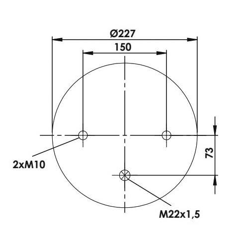 Körük Komple Metal Piston 38185K - 40.88.777.90484