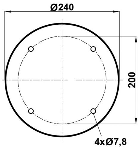 Körük Komple Plastik Piston 2618V - 41.88.777.90316