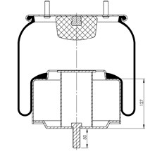 23.88.777.90631 - Körük Komple Metal Piston 31070K