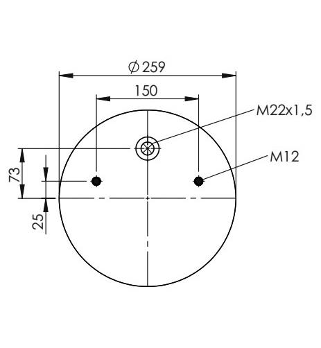 Körük Komple Metal Piston 31070K - 23.88.777.90631