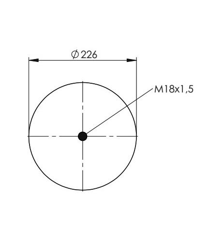 Körük Komple Metal Piston 31070K - 23.88.777.90631