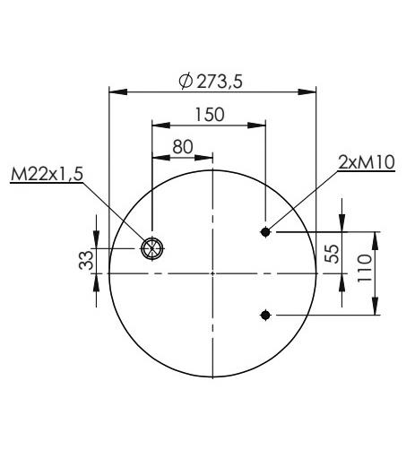 Körük Komple Metal Pıston 836Np10 - 14.88.777.90280