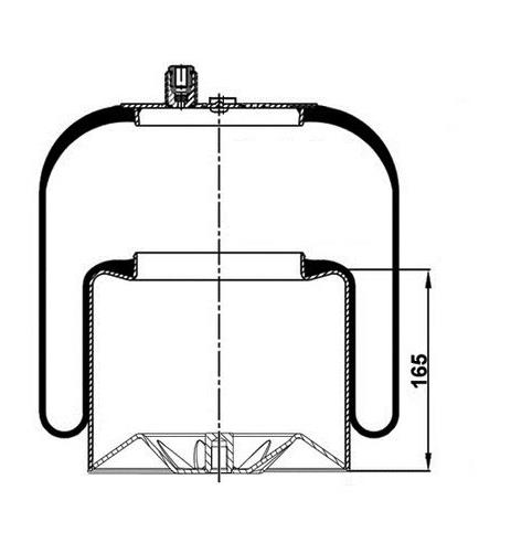 Körük Komple Metal Piston 4183NP23 (Voss 232) - 17.88.777.90385