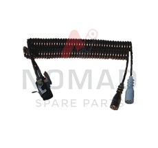 83.99.263.34001 - Elektrik Kablosu Çift Adaptor 4,00Mt 15 Pin. 13 Bağl. Plst. Fiş