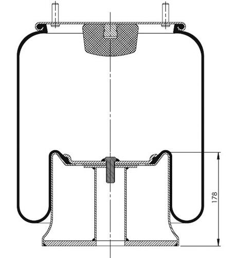 Körük Komple Metal Piston 4035Np02 - 40.88.777.90109