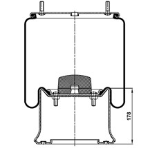 41.88.777.90070 - Körük Komple Metal Piston 4023Np03