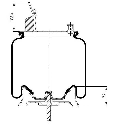 Körük Komple Metal Piston 6614np01 - 12.88.777.90419