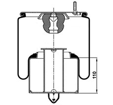 12.88.777.90047 - Körük Komple Metal Piston 6603NP02