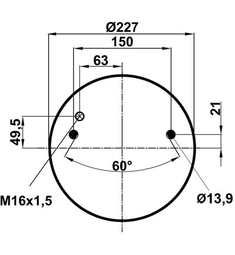 Körük Komple Metal Piston 6604NP01 - 12.88.777.90048