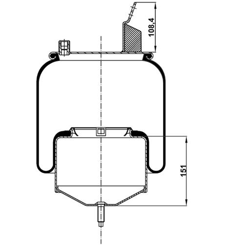 Körük Komple Metal Piston 6606Np01 - 12.88.777.90054