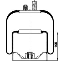 17.88.777.90407 - Körük Komple Metal Piston 4390Np23 (Voss232)