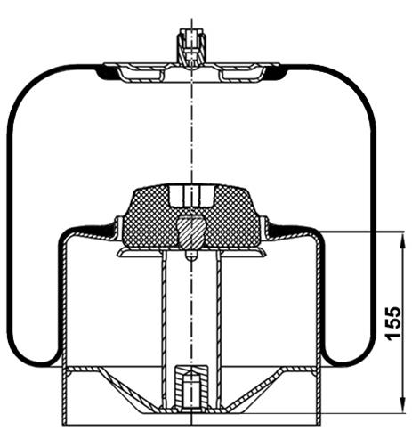 Körük Komple Metal Piston 4737Np21 (Voss232) - 17.88.777.90435