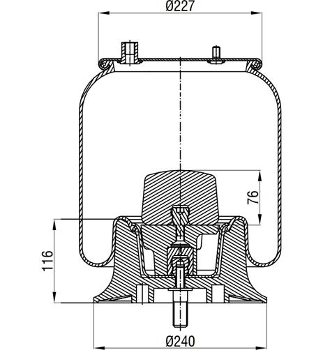 Körük Komple Plastik Piston W01m587313 - 15.88.081.90651