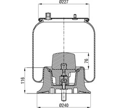 15.88.081.90651 - Körük Komple Plastik Piston W01m587313