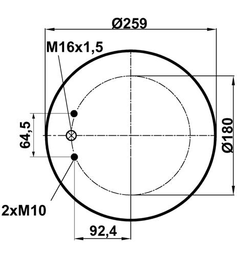 Air Spring W/O Piston 4420N - 12.88.777.90183