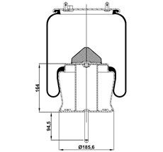 13.88.777.90045 - Körük Komple Metal Piston 1R11829