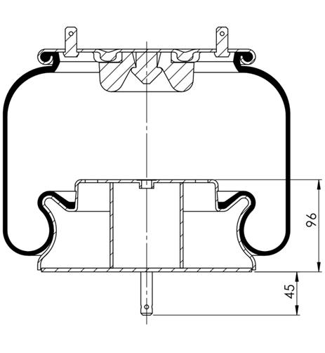 Körük Komple Metal Piston 6703Np01 - 13.88.777.90141