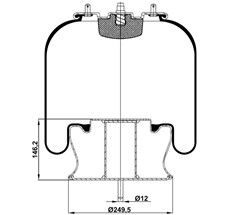 13.88.777.90143 - Körük Komple Metal Piston 6704Np01