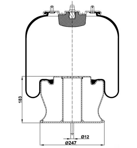 Körük Komple Metal Piston 6701Np01 - 13.88.777.90145