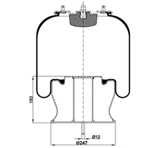 13.88.777.90145 - Körük Komple Metal Piston 6701Np01