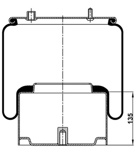 Körük Komple Metal Piston 836m2k1 - 14.88.777.90053