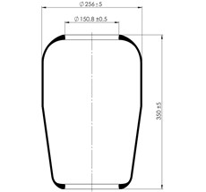 11.88.777.90081 - Körük Roll 715N