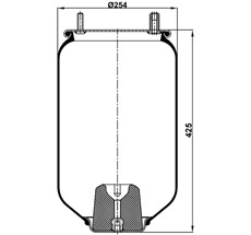 92.88.777.90352 - Air Spring W/O Piston 4156Np01