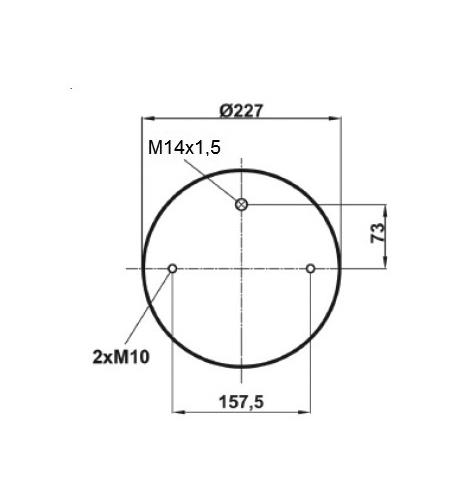 Körük Pistonsuz 4159S12 - 13.88.777.90044