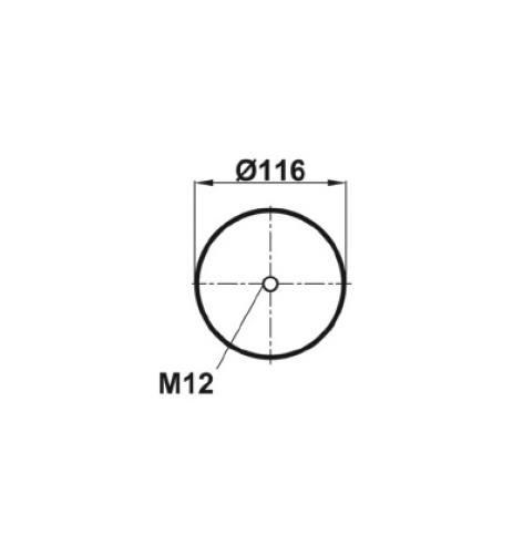 Körük Pistonsuz 4159S12 - 13.88.777.90044