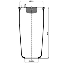 11.88.777.90462 - Air Spring W/O Piston 4885N1p01