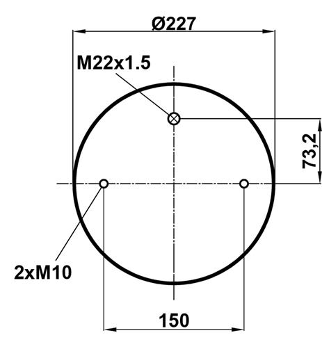 Körük Pistonsuz 38186P - 40.88.777.90154