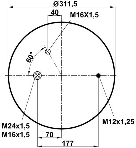 Körük Komple Metal Piston 902Mb - 84.88.777.90290