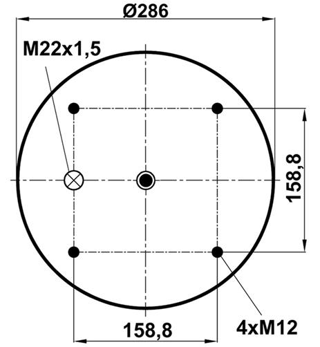 Körük Komple Metal Piston 912Np02 - 41.88.777.90293