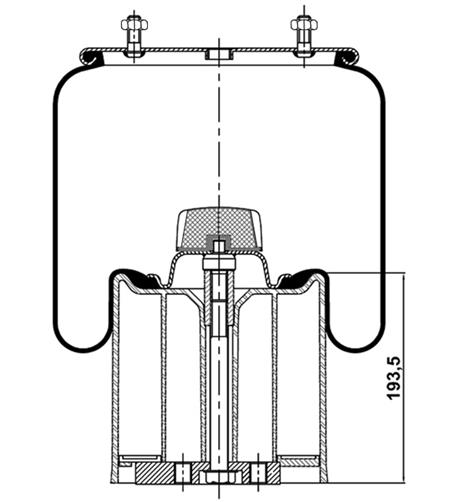 Körük Komple Plastik Piston 941Mb - 39.88.777.90297