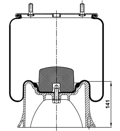 Körük Komple Plastic Piston 4022Np03 - 41.88.777.90161