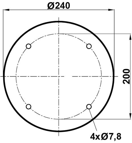 Körük Komple Plastic Piston 4022Np03 - 41.88.777.90161