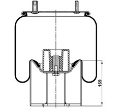 85.88.777.90655 - Körük Komple Metal Piston 4157Np03