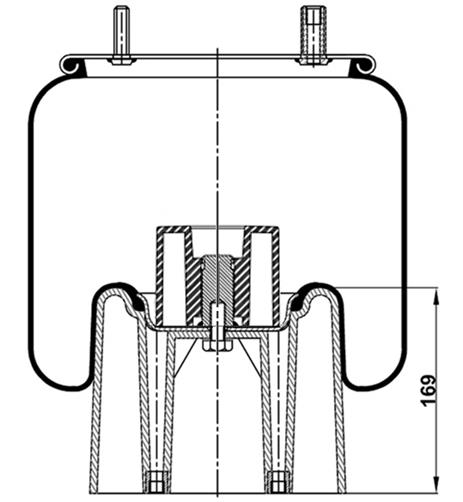 Körük Komple Plastik Piston 4157Np03 - 85.88.777.90357