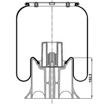 40.88.777.90364 - Körük Komple Plastik Piston 4158Np03