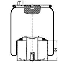 11.88.777.90429 - Körük Komple Metal Piston 4705N1P03