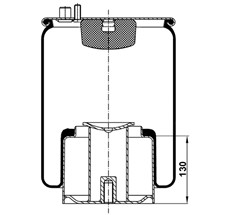 11.88.777.90453 - Körük Komple Metal Piston 4882N1P05