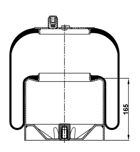 Körük Komple Metal Piston 4185Np21 Voss232 - 17.88.777.90165