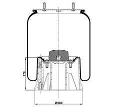 41.88.777.90069 - Körük Komple Plastik Piston 4023Np03