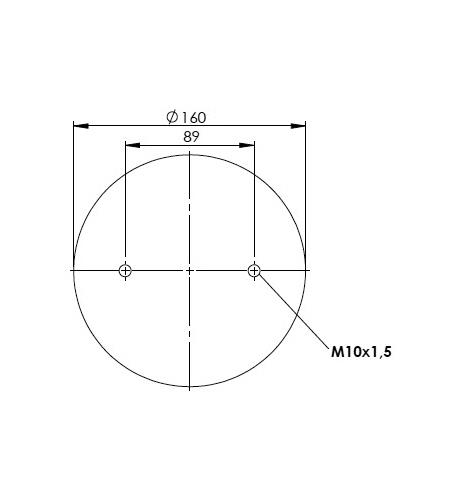 2 Katlı Körük Komple D220mm M12x1,5 - 83.88.777.90087