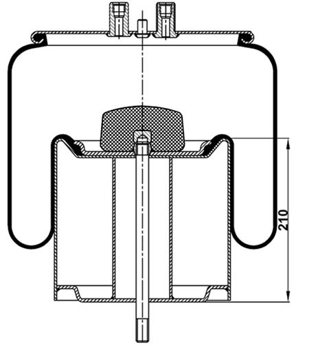 Körük Komple Metal Piston 4911Np03 - 84.88.777.90133