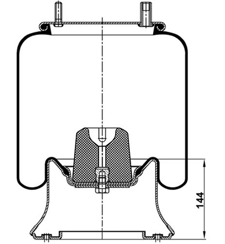 Körük Komple Metal Piston 4156Np06 - 85.88.777.90122