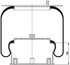 22.88.777.90235 - Körük Komple Metal Piston 701N