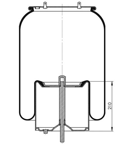 Körük Komple Metal Piston 3691Np01 - 13.88.777.90243